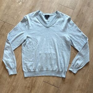 Brooks Brothers Supina Cotton V Neck Sweater Size Small 19PTP